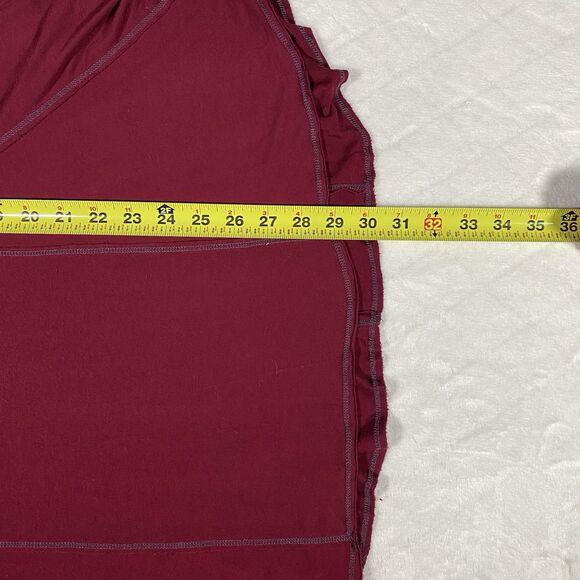 Modcloth Au Fond Burgundy Tunic Renaissance Coquette Romantic Women's Sz Sm - Picture 5 of 7